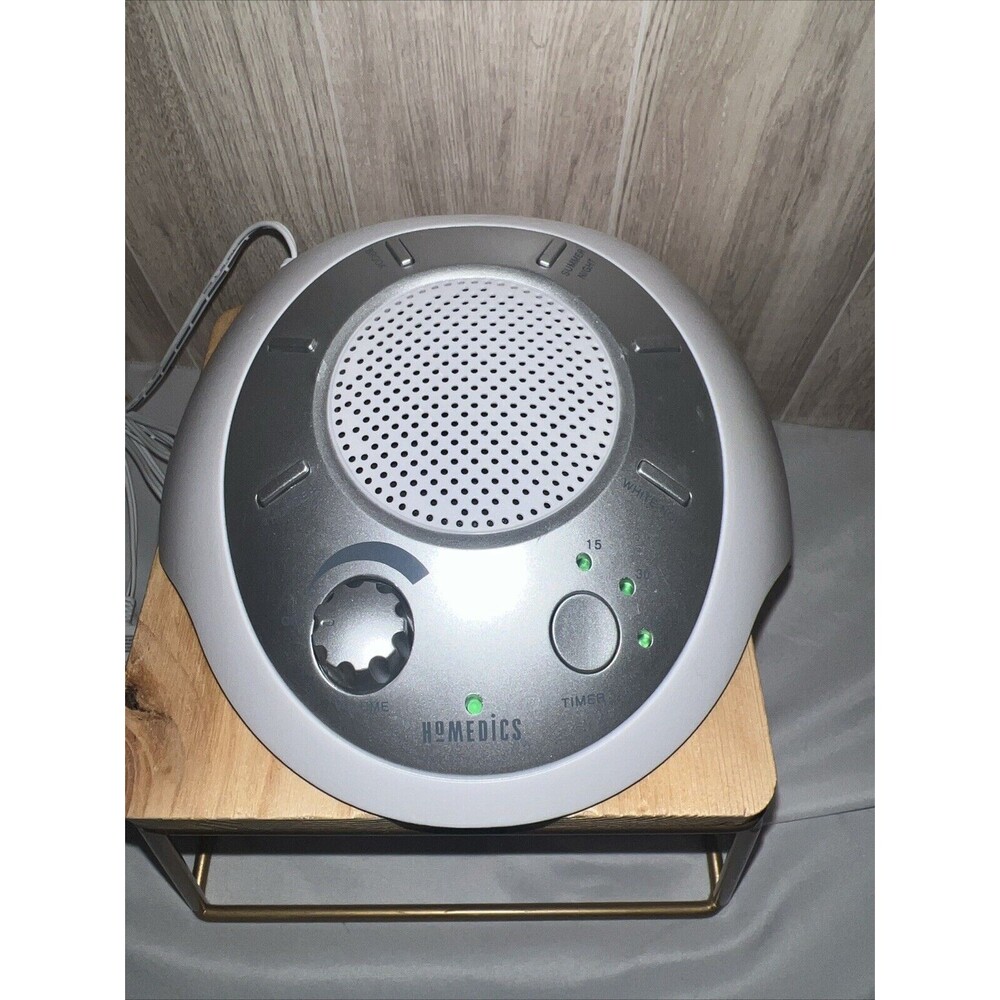 HoMedics SS-2000G-AMZ Sound Spa Relaxation Machine works great White